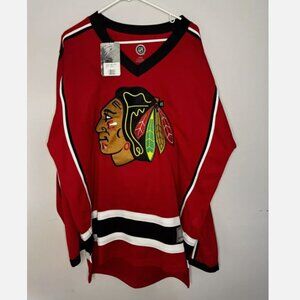 NHL Chicago Blackhawks Hockey Long Sleeve Jersey Men’s Size Large